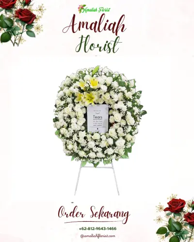 Krans Bunga Duka Cita di Pekayon